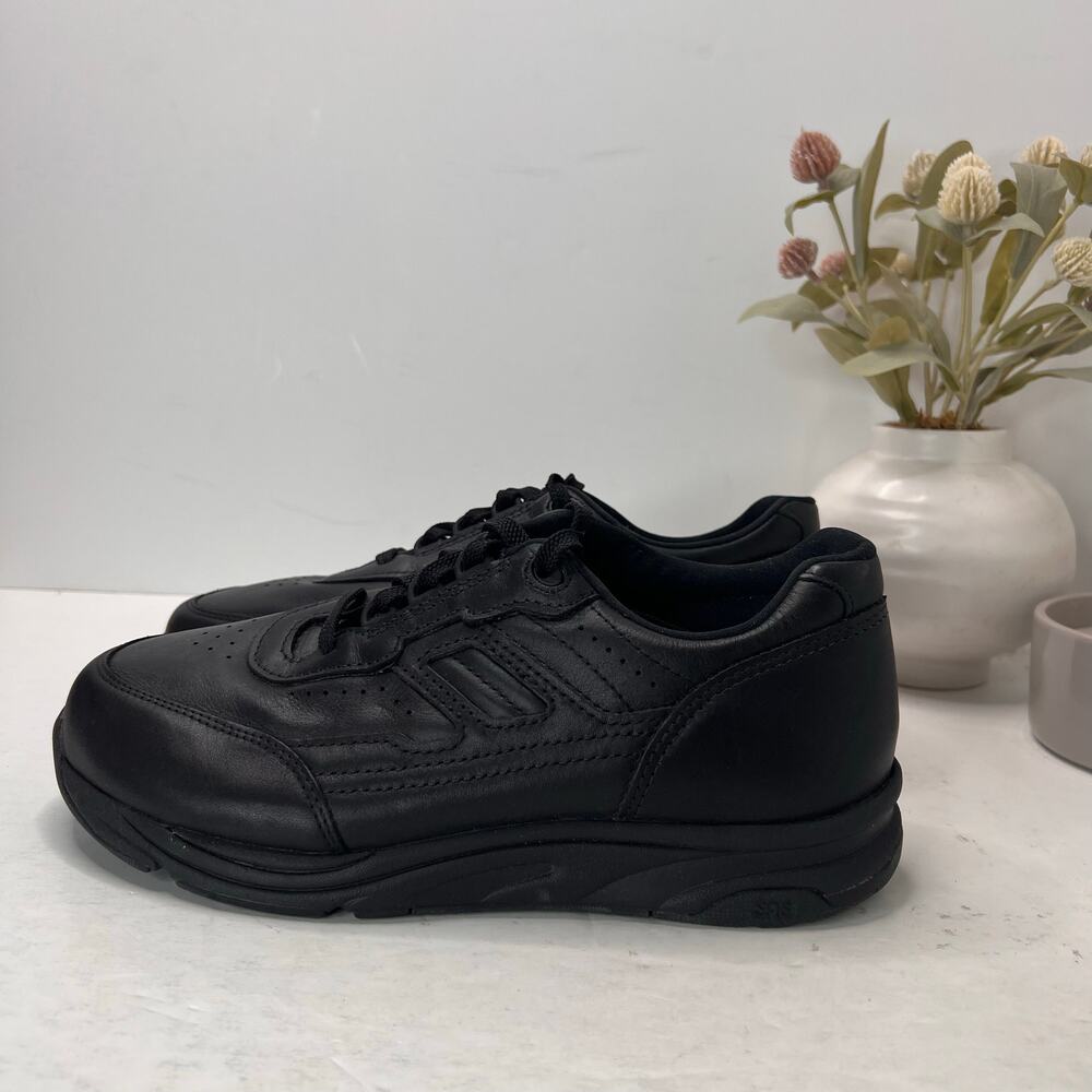 SAS Tour II Leather Comfort Lace Up Shoes Gravity Black Women's 9.5 W3